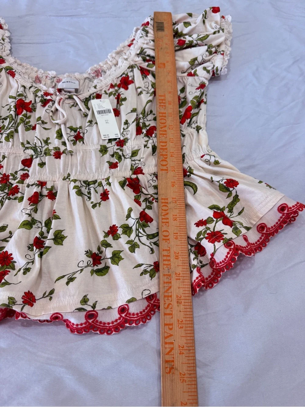 Anthropologie lightweight white